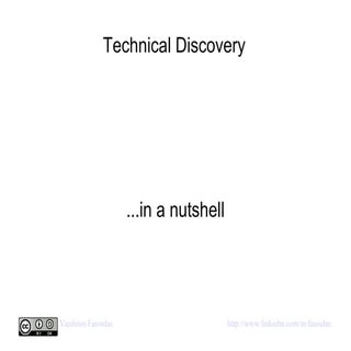 Technical Discovery: ...  in a nuts...