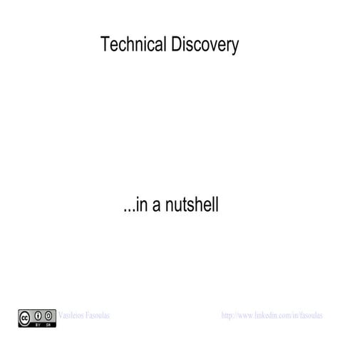 Technical Discovery: ...  in a nutshell