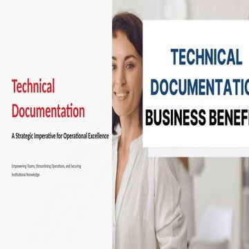 Technical Documentation in IT: Best Practices & Business Value | PPTX