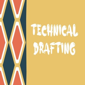 technical Drafting 10 - Alphabet of lines