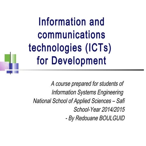 Technicalenglishictsfordevelopmentensasafiredouaneboulguid20132014 1312100745...