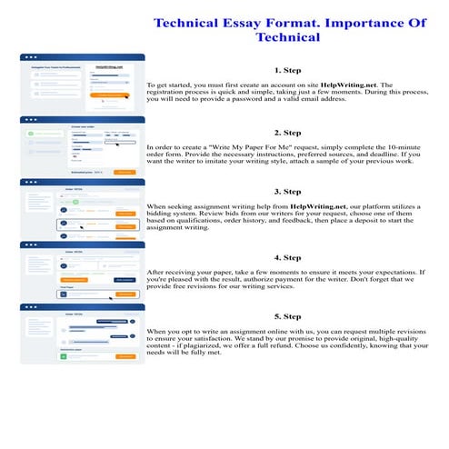 Technical Essay Format. Importance Of Technical