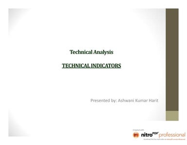Technical indicators