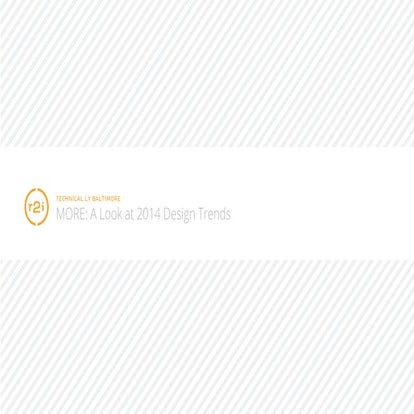 2014 Design Trends