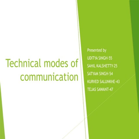 Technical modes of communication ppt udi (1) (1) (2).pptx