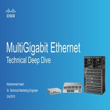 Technical overview of new cisco catalyst multigigabit switches