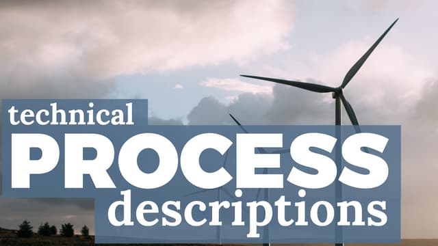 Technical Process Descriptions
