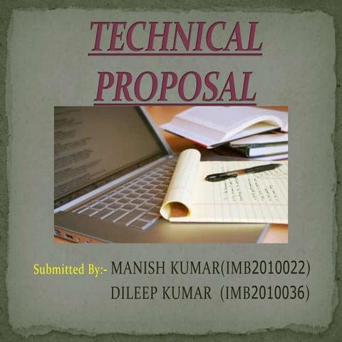 Technical proposal present