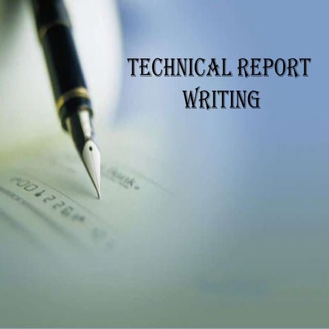 Technical Report Writing