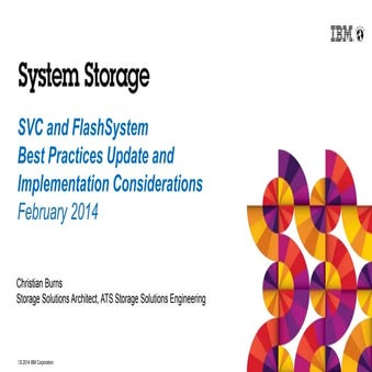 Technical sales education   enterprise- svc and ibm flash best practices update