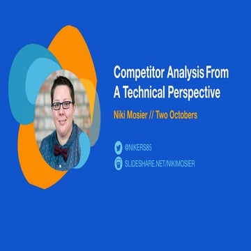 Technical SEO Competitive Analysis - BrightonSEO 2020