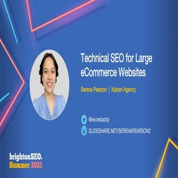 Technical SEO for Large eCommerce Websites 💻