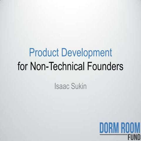 Technical Talent for Non-Technical Founders