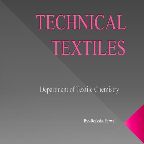Technical textiles