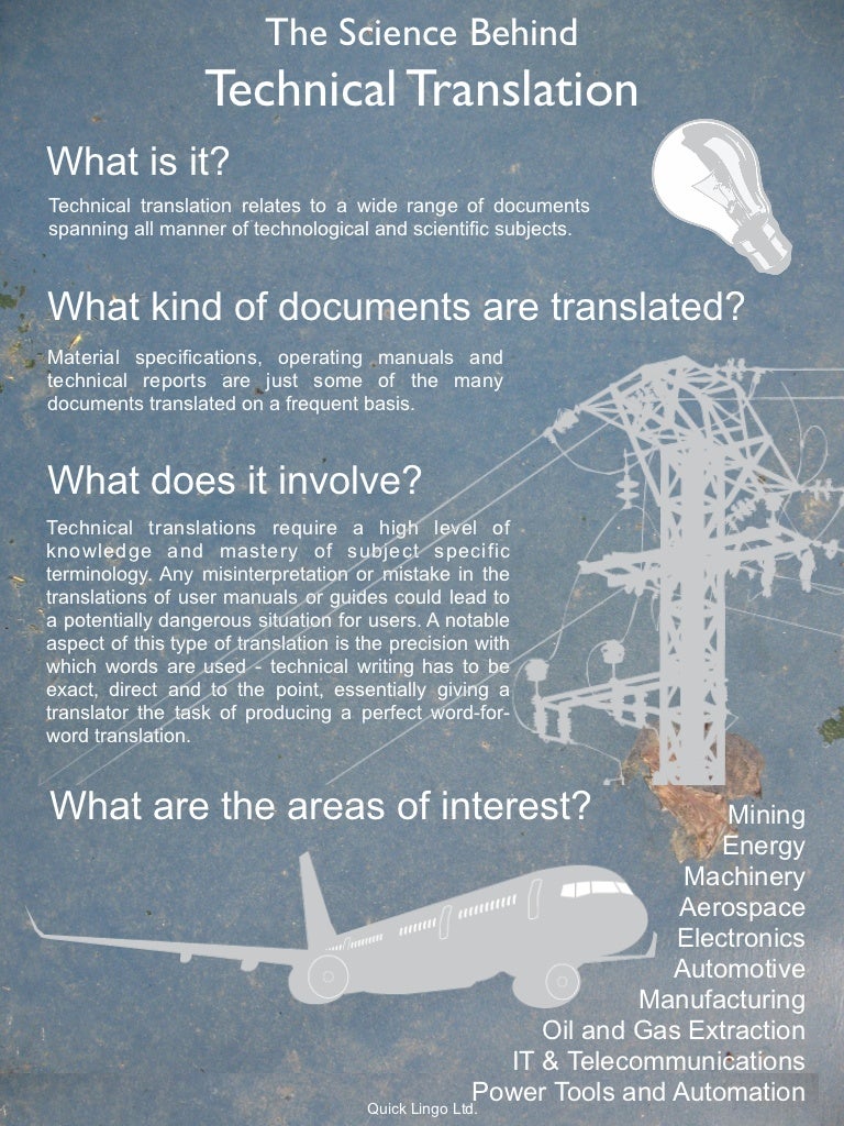 Technical Translation Infographic