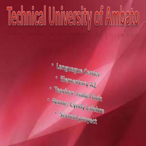 Technical university of ambato