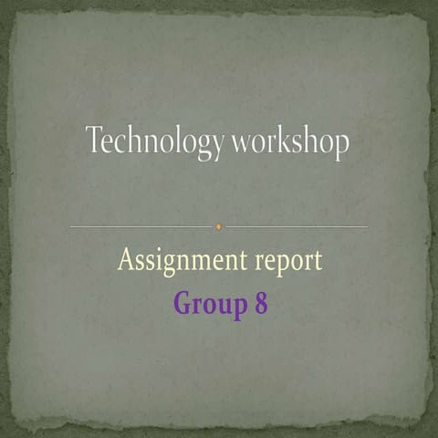 Technical workshop Assignment Represent