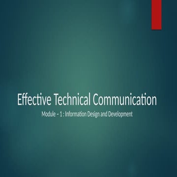 Writing Technical Documents | PPT