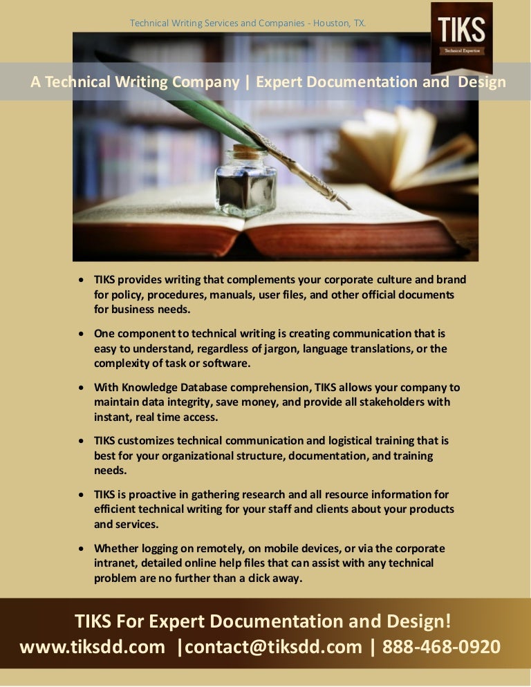 technical writing service