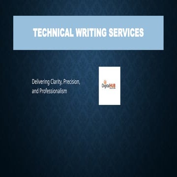 Technical Writing Services | Clear, Accurate & Professional Docs
