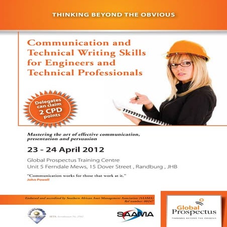 Technical Writing Skills