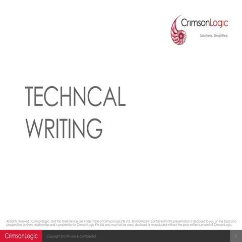 Technical writing training 2013 14 (2)