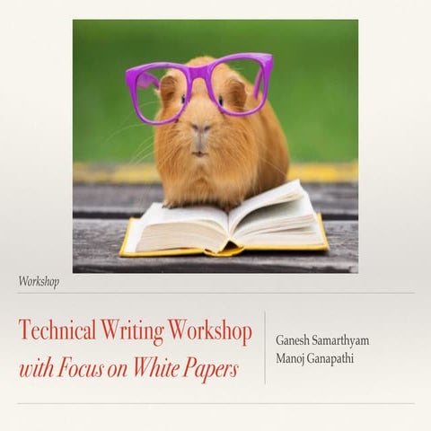 Technical Writing - Focus on White Papers