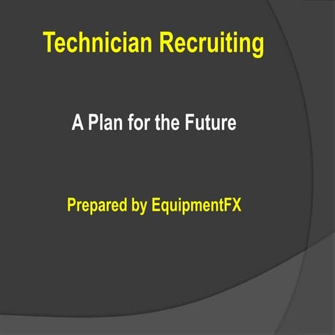 Technician Recruiting
