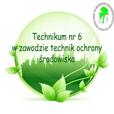 Technik Ochrony środowiska Plan Lekcji