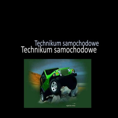 Technikum Samochodowe | PPTX