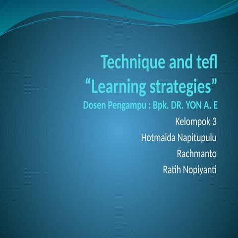 Technique and tefl SMT 5 DAN 5 Klmpk. 3.pptx