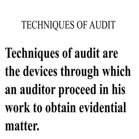 Techniqurrffes procedure of Audit (1).pptx