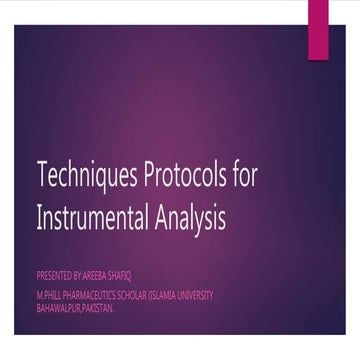 Techniques Protocols for Instrumental Analysis final.pptx