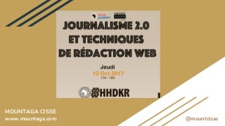 Formation : Techniques de rédaction web - Hack/Hackers Dakar