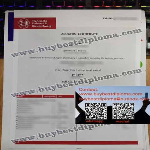 How to make Technische Universität Braunschweig zeugnis
