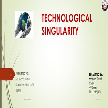 Technogical singularity
