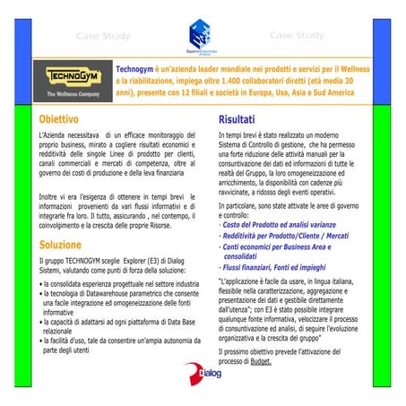 Case Study Technogym