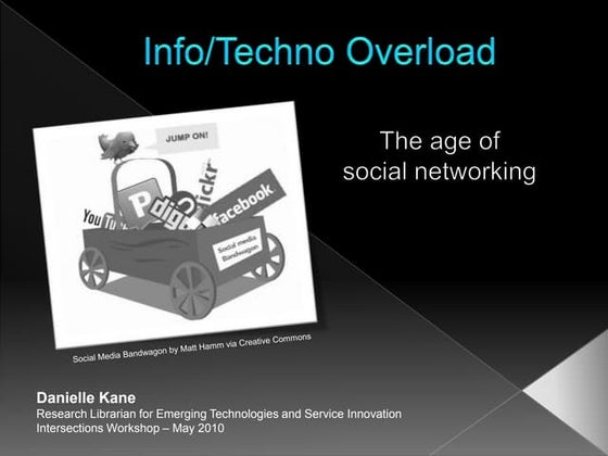 Info/Techno Overload: The age of social networking