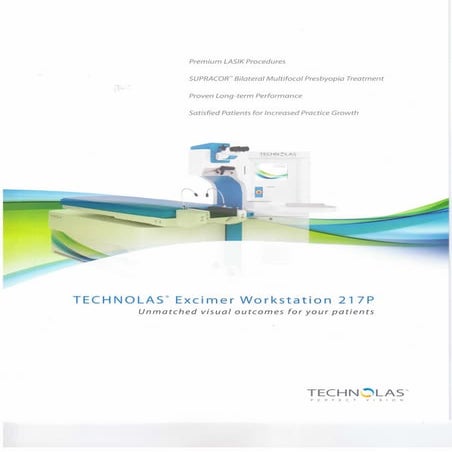 Technolas 217 p | PDF