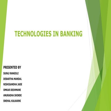 Technolog11 ies in banking  complete edited