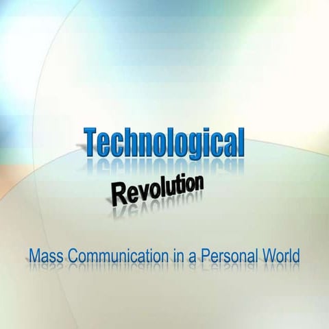 Technological Revolution Pptx