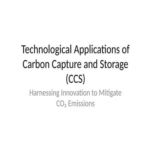 Carbon capture and storage aims to prevent CO2 emissions from large stationary sources like power plants from entering the atmosphere