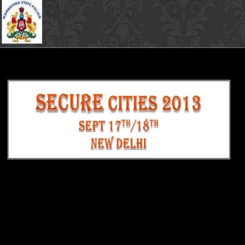 Secure Cities 2013