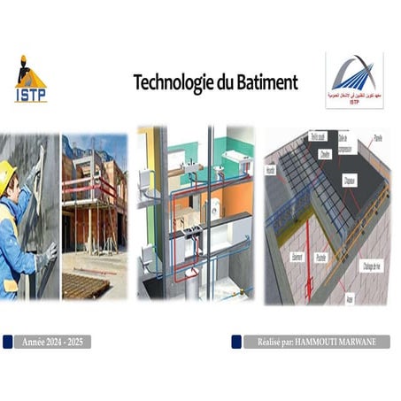 TECHNOLOGIE DE BATIMENT la réalisation des batiments | PDF