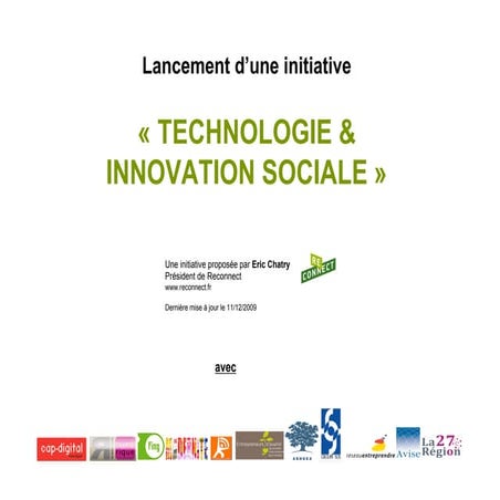 Technologie & Innovation Sociale