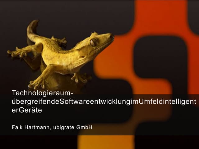 Technologieraum übergreifende Programmierung