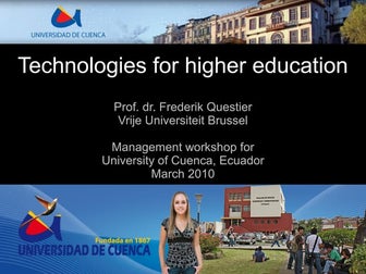 Technologies For Higher Education