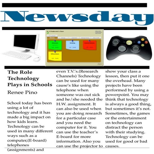 Technology in schools