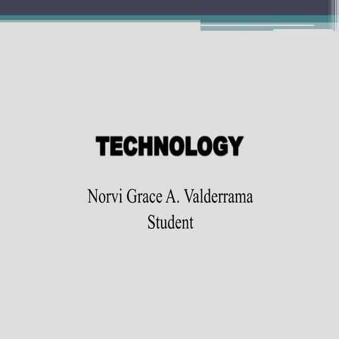 Technology[Advantages&Disadvantages]-ICT-Valderrama