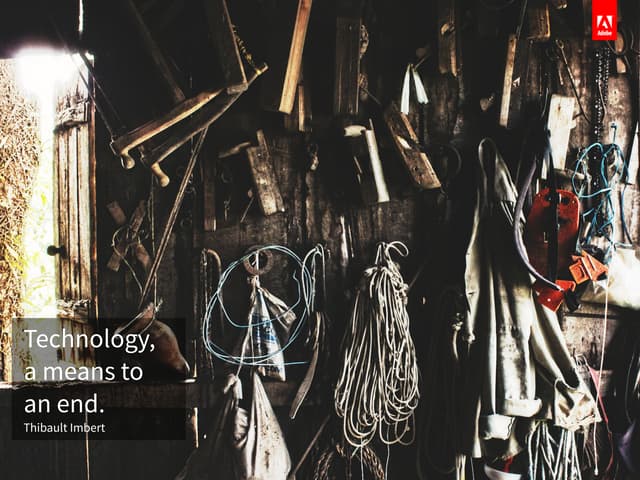 Technology: A Means to an End with Thibault Imbert